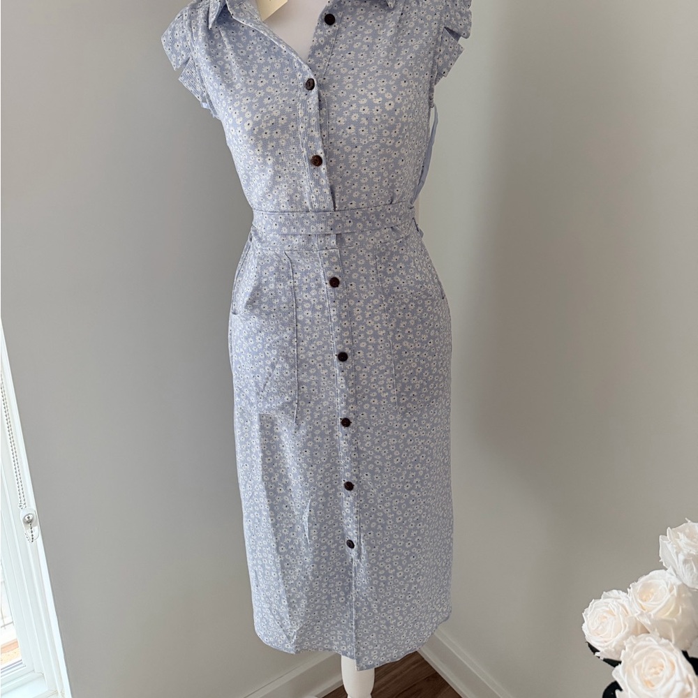 New Monteau baby blue dress